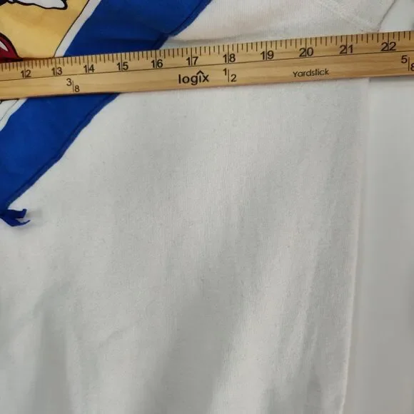 VTG Pannill Disney Mickey Mouse Pullover Sweatshirt Women XL White Graphic Print - Picture 4 of 8